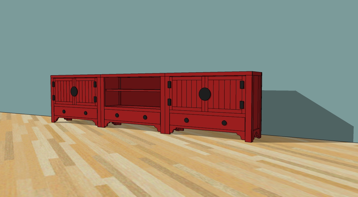 media cabinet plans